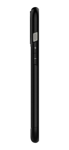 Imagem 7 de 8 de Capa Spigen Slim Armor Preto Para iPhone 12 Pro Max