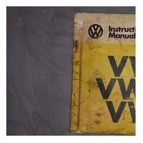 Libro Manual Usuario Volkswagen 1300 L 1600