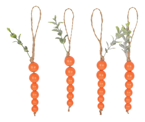 Zanahoria Con Cuentas, Decoración De Zanahoria Con Cuentas