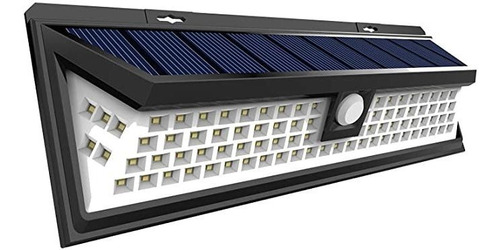 Luz Exterior Solar + Sensor Movimiento 118 Leds 1000 Lumen