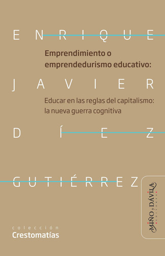 Emprendimiento O Emprendedurismo Educativo / Díez Gutiérrez
