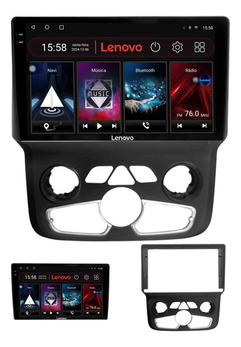 Multimídia Lenovo Dodge Ram 2013/2018 Octacore 4+64gb 2k 9p