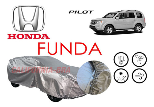 Cobertura Cubierta Afelpada Eua Honda Pilot 2009-11.