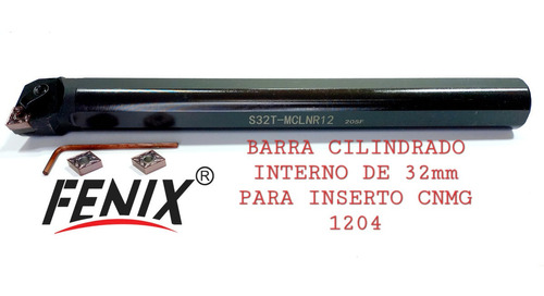 Barra Cilindrado Interno 32 X 32 Inserto Cnmg 1204+1 Inserto