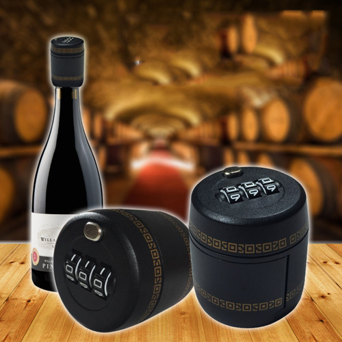 Candado Para Botellas De Vino Q, Que Mantiene El Vino Fresco