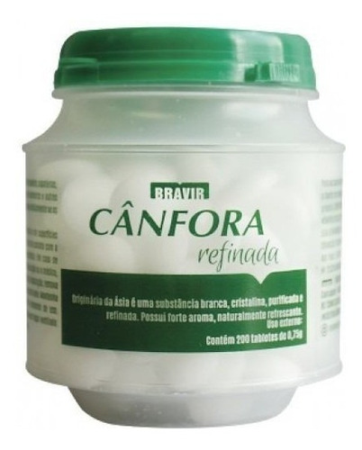 Cânfora Pastilhas Pote 150gr (produto Puro ,de Procedencia)