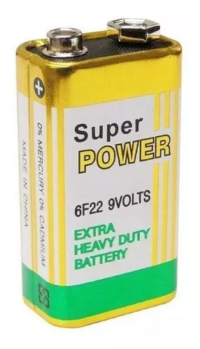 Bateria 9v de carbon g6f22