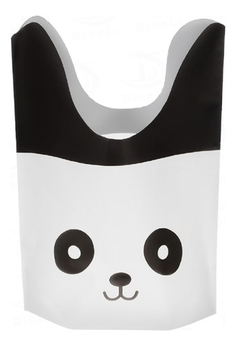 10 Bolsas Bolsita Huevitos Pascua / Panda De Pascua Blanco