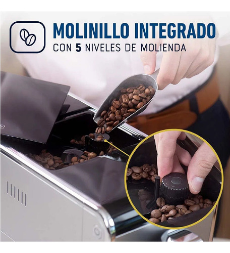 Imagen 2 de 8 de Cafetera Oster Espresso Especializada Automatica Molinillo