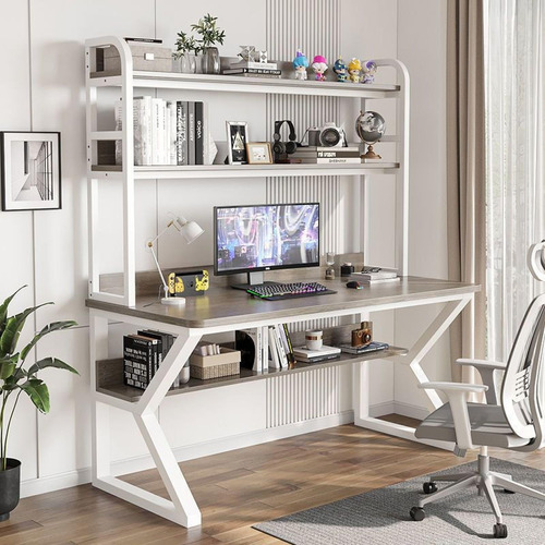 Computer Desk With Hutch And Bookshelf Desk And Bookshelf