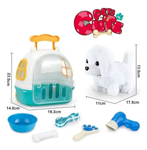 Juguete Electrónico Interactivo Peluche Perrito Mascota