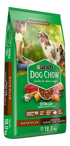 Alimento Para Perro Dog Chow 2 De 18kg Nutriplus Croquetas