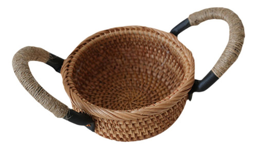 Cesta De Ratán Para Frutas, Cesta Tejida , Plato De C