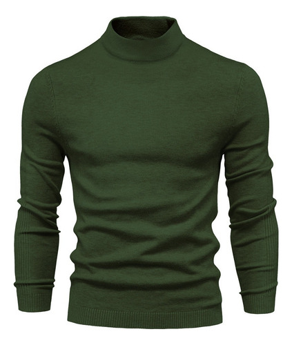 Jersey Casual Para Hombre Moda Cómodo Caballero Cuello Redon