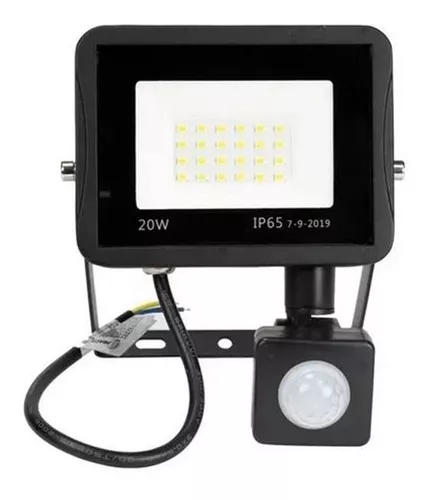 Reflector Led Sensor Movimiento Exterior 30w Luz Fria 220v