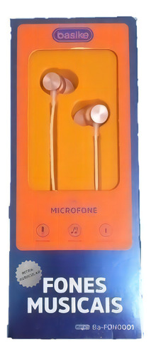 Auriculares Basike Ba Fon 0001 con micrófono de sonido HD de 100 dB