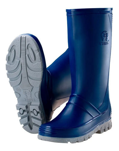 Botas De Caucho Marca Venus Ref Andina Color Azul Unisex | MercadoLibre