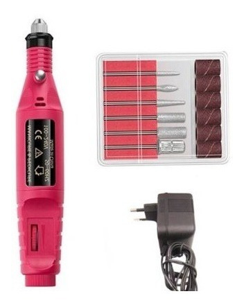Kit Profesional Pulidor Electrico Removedor De Uñas Acrili