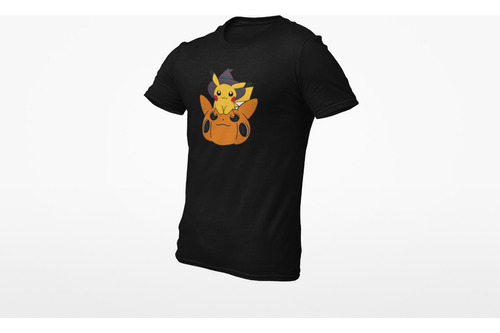 Playera De Pokemon Pikachu Calabaza Halloween