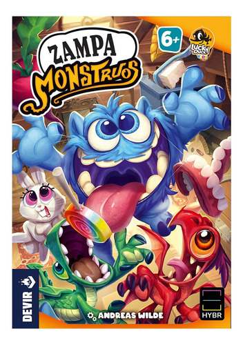 Zampa Monstruos Devir Juego Mesa Infantil Original