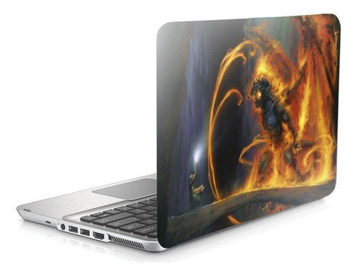 Skin Adesivo Notebook 14 Balrog Senhor Dos Anéis Gandalf B1