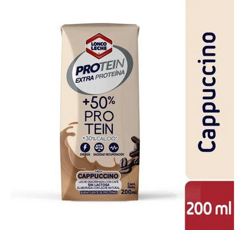 Leche Protein Loncoleche Cappuccino 200m( 3uni) Super