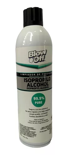 Alcohol Isopropílico Spray 12 Onzas Pureza 99.9% Blow Off