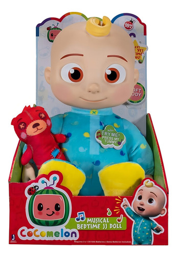 Cocomelon Muñeco Soft Jj C/sonido Y Frase Int Cmw0016 Orig