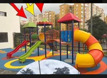 Comprar Parques Infantiles Para Niños, Fibra, Hierro Y Madera