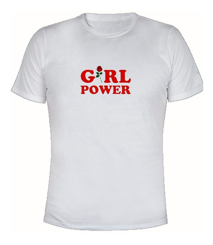 Remera Niños  De Algodón Estampada Girl Power