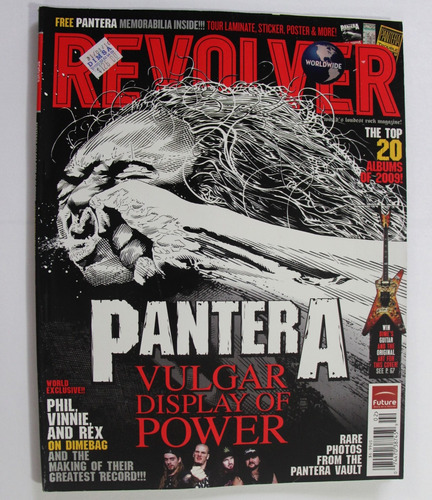 Gusanobass Revista Revolver Pantera Vulgar Display Poster Ma