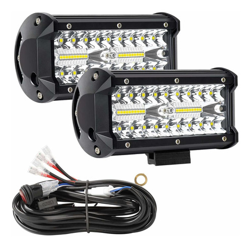 Barra Luz Led Yeego Todoterreno Lm Arne Cableado Pie Atv