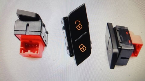 Imagen 2 de 3 de Boton Interruptor De Seguros Elect Vw Fox Spacefox Crossfox