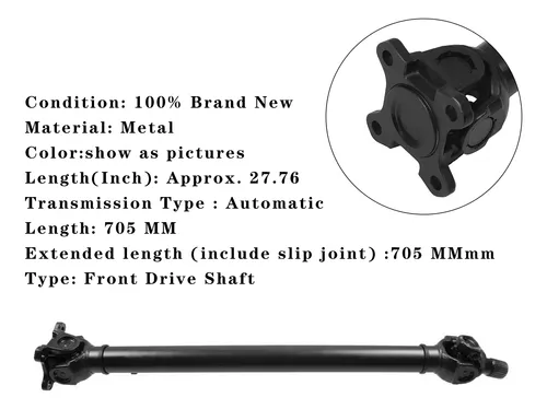Eje De Transmisión Delantero Para Bmw X5 E70 X6 E71 N62/63 X