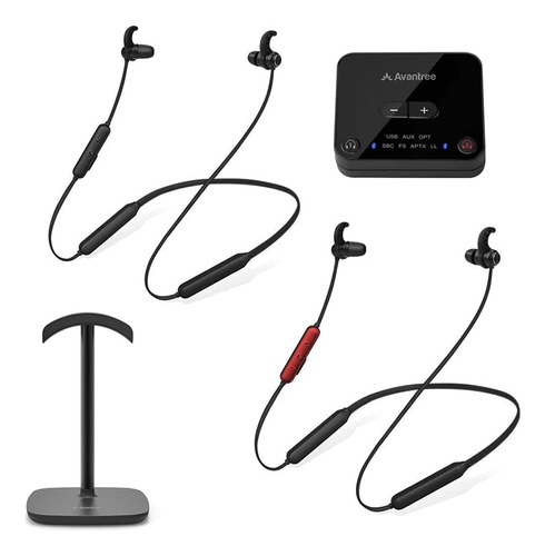 Auriculares Avantree, Bluetooth/2 Unidades/20hs De Uso