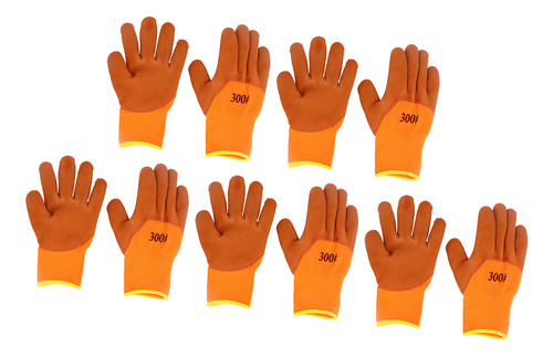 Guantes De Trabajo De Invierno, 5 Pares, Resistentes Al Desg