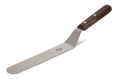 Victorinox® Espátula Pastelera Encorvada Palisandro, 20cm Color Marrón Oscuro