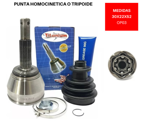 Punta Tripoide Chevrolet Corsa 1.4 1996 2006