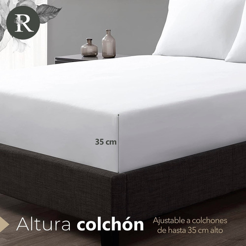 Sabanas Juego 300 Hilos 100% Algodon Rosewood King - Gris