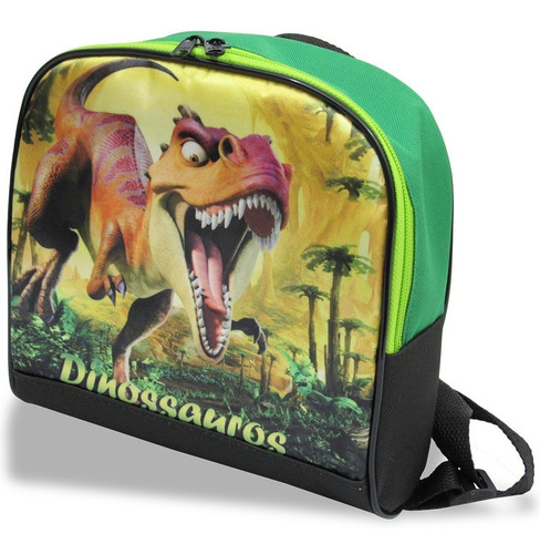 Kit Mochila Escolar Infantil Costas G Dinossauro F1