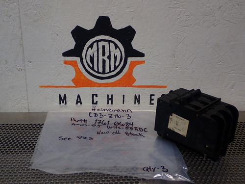 Heinemann Cd3-z16-3 1761-0684 .5a Volts 50rdc Circuit Br Zza