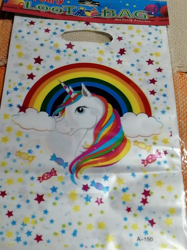 Bolsita Para Sorpresitas Unicornio X 10-
