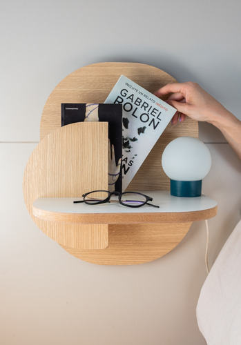 Imagen 8 de 9 de Mesa De Luz Flotante Nórdica Escandinava Oferta Envío Gratis