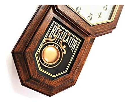 Mini Reloj De Pared De Péndulo Antiguo Clásico, Textura De B