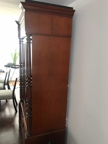 Imagen 5 de 6 de Mueble De Madera Antiguo Bar Con Vidrios Biselados