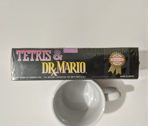 Tetris & Dr Mario Lacrado Para Snes Super Nintendo Faço 799 (Usado)
