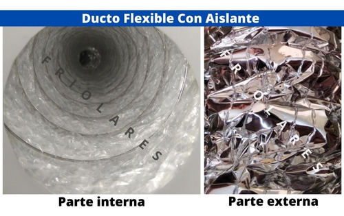 Imagen 2 de 2 de Ductos Flexibles Para Aire Acondicionado Portátil