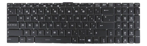 Teclado En Español Para Computadora Portátil Msi Gt72 Gs60 .