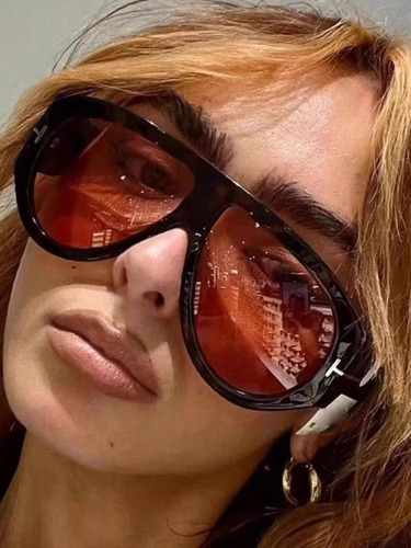 Gafas De Sol Retro De Lujo En Forma De T De Gran Tamaño Para