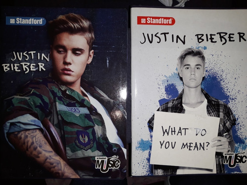 Cuaderno Cuadriculado Standford - Justin Bieber